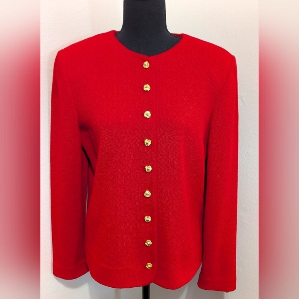 VTG Castleberry Preppy Academia Maximalist Elevated Countryside Cardigan 12